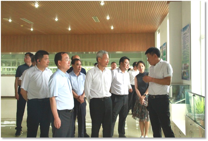 平谷区党政代表团调研神舟绿鹏公司